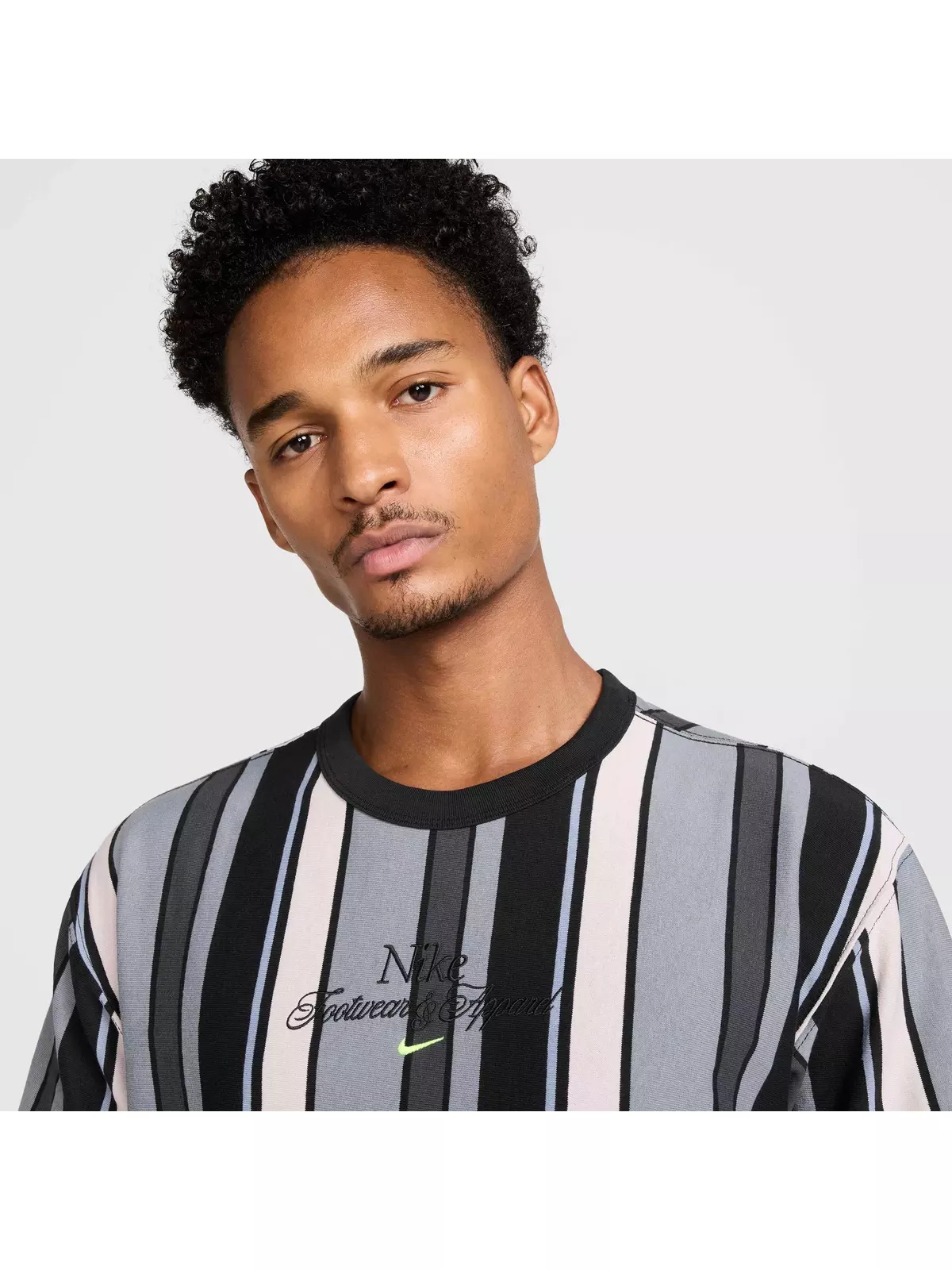 Unisex Sportswear Max90 Stripe Craft T-Shirt -Black - 3