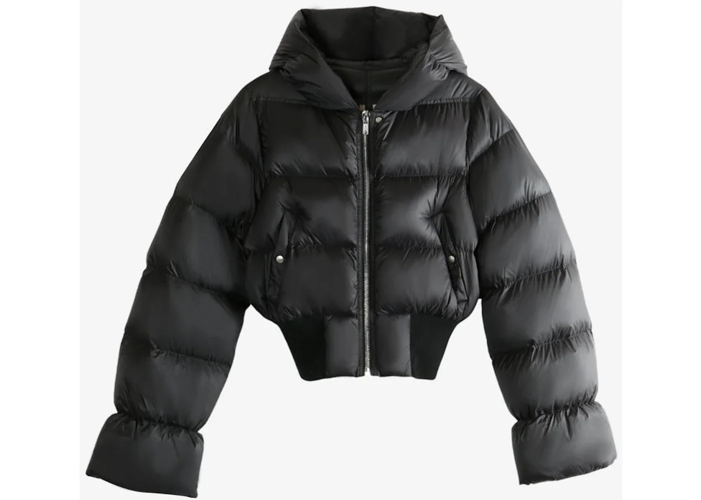 Rick Owens Hooded Jacket Black - 1