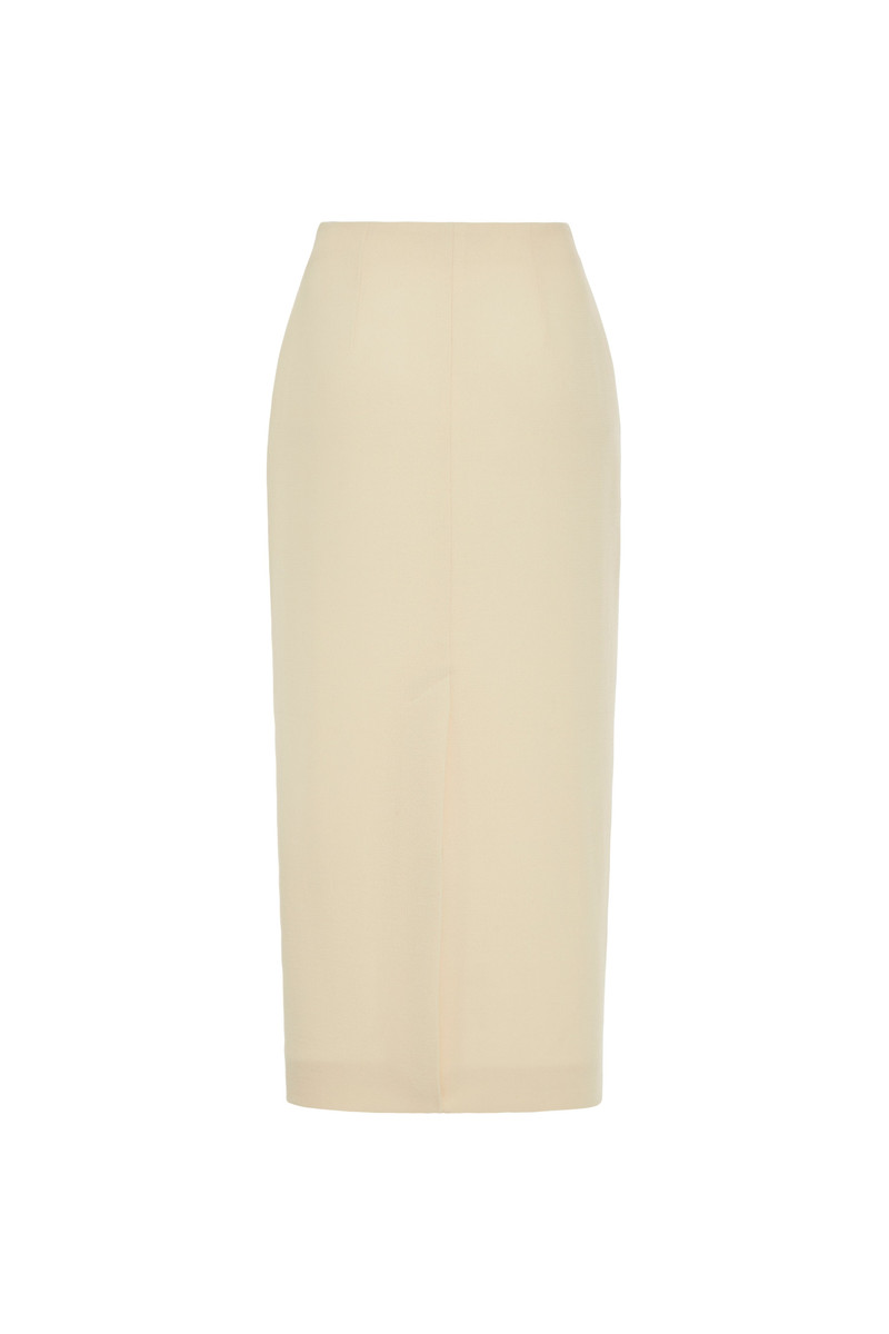 Alessandra Rich TWEED BOUCLE MIDI SKIRT outlook