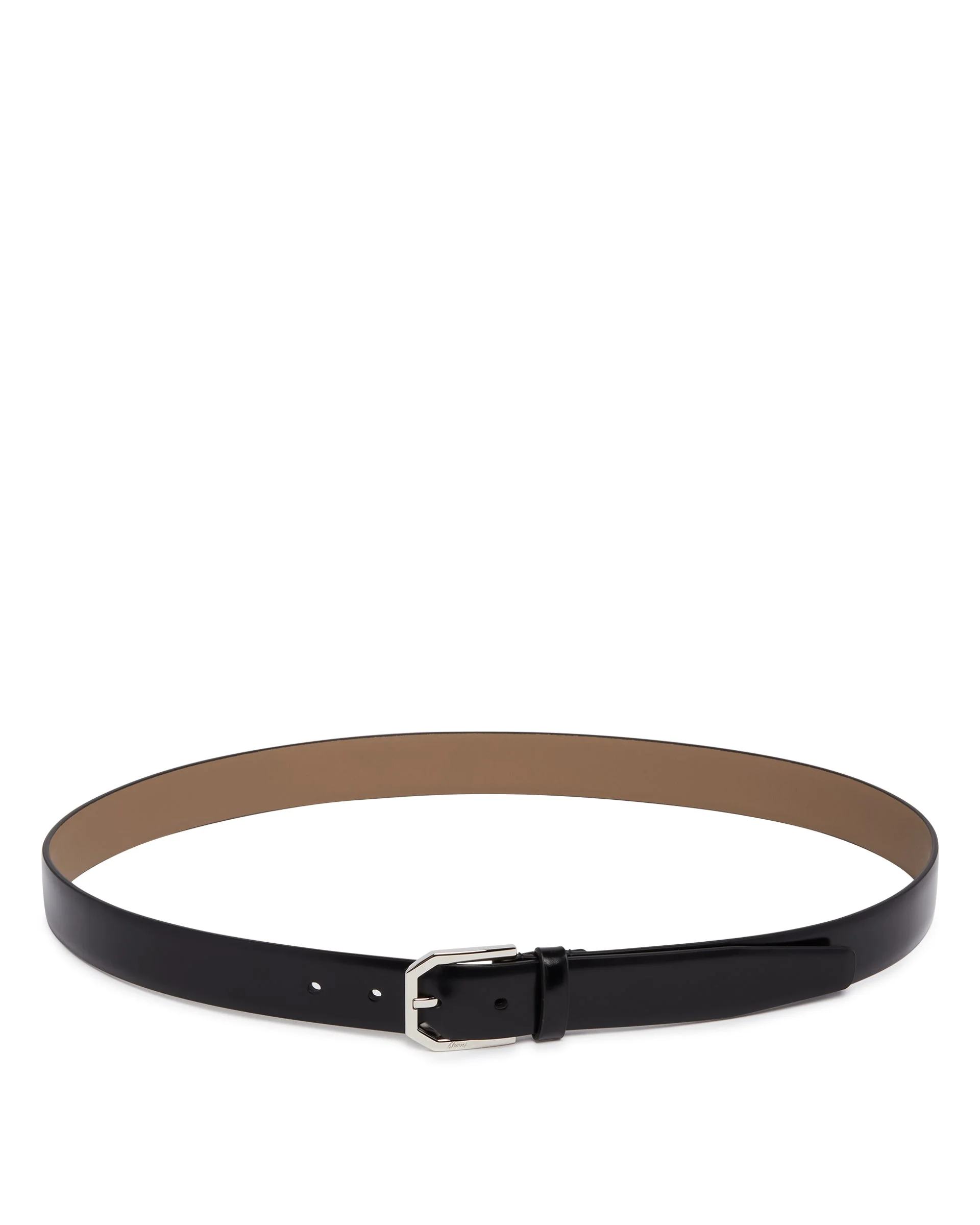 Black Leather Belt - 1