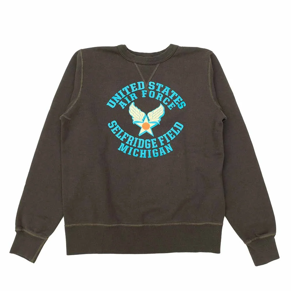SET-IN CREW SWEATSHIRT - U.S.A.F. SELFRIDGE FIELD - BR69630 - 1