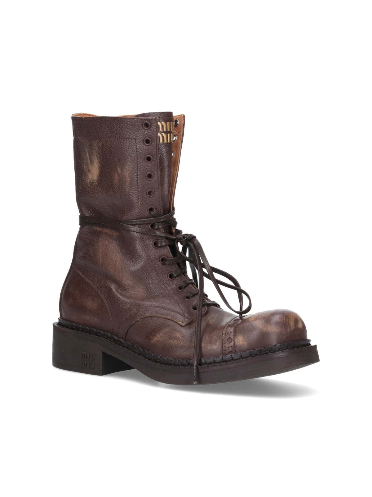 LACE UP ANKLE BOOTS - 2