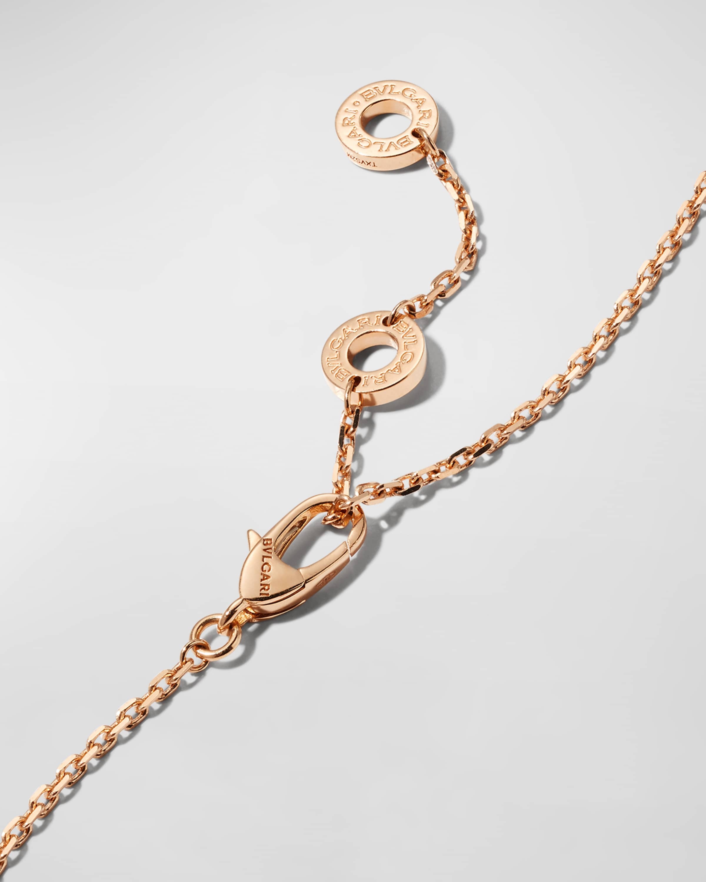 Divas' Dream Diamond Pendant Necklace in 18k Rose Gold - 3