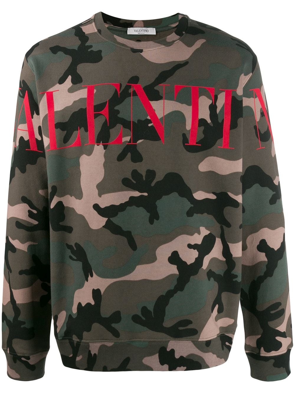 logo camouflage sweatshirt - 1