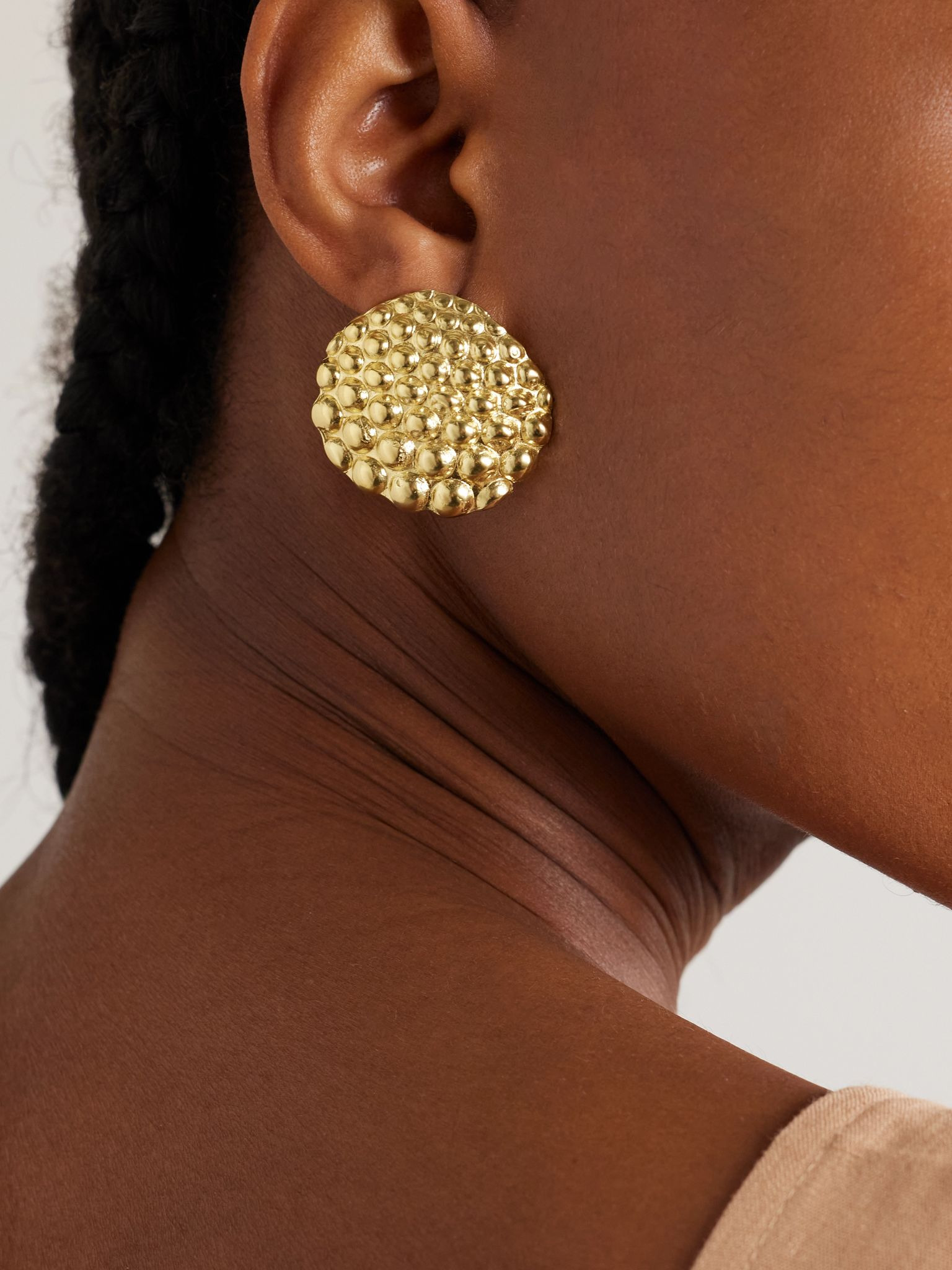 Dionysus gold-plated earrings Gold - 2