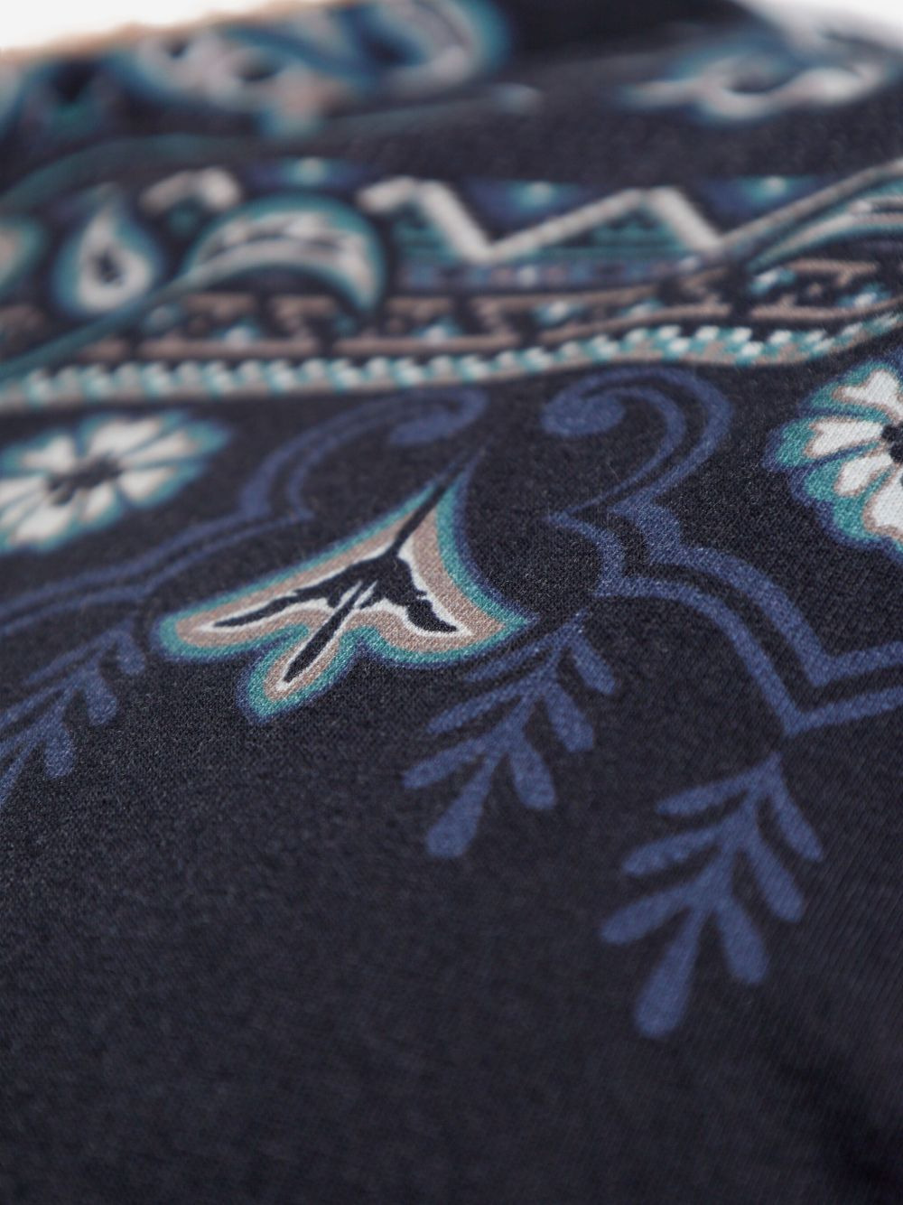 paisley-print short-sleeved T-shirt - 5