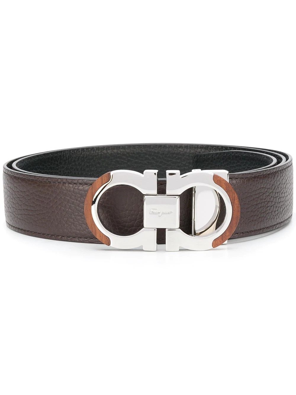 Gancini-buckle belt - 1