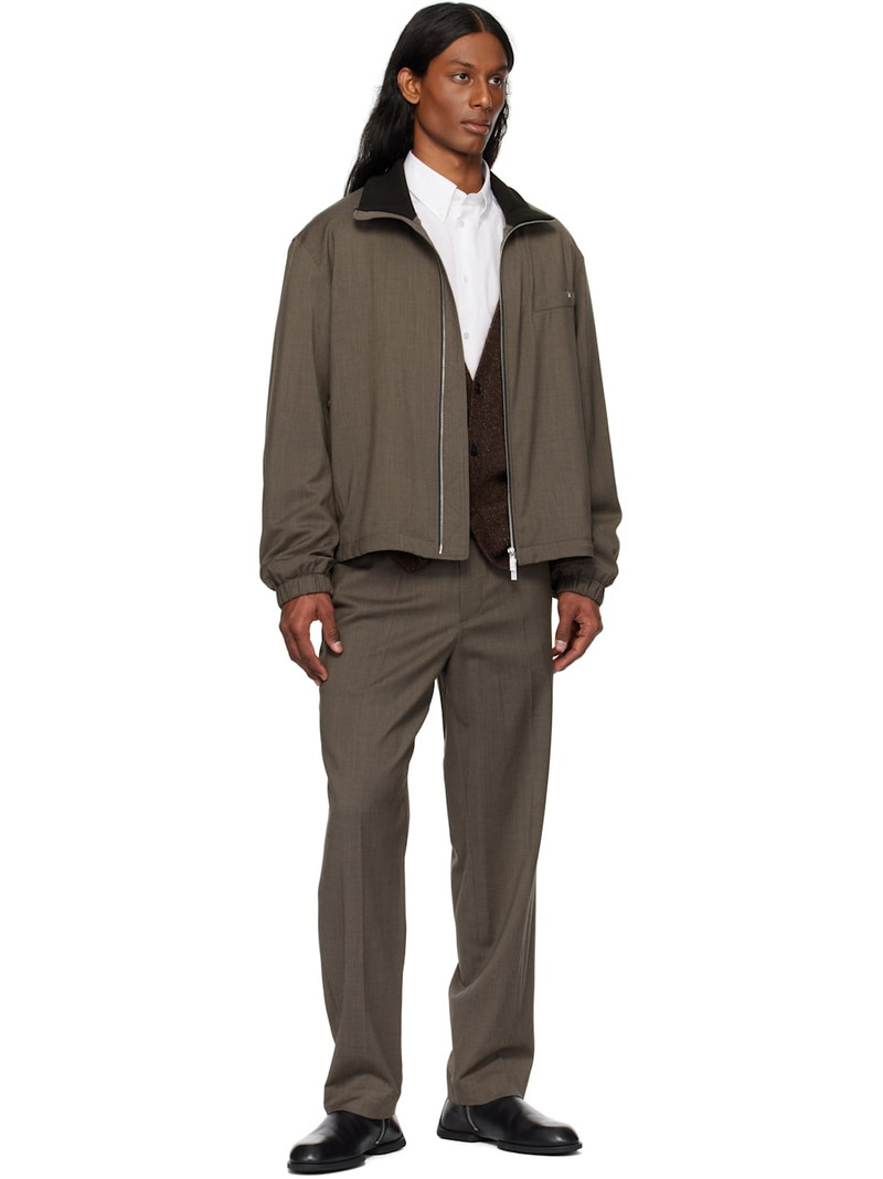 Helmut Lang Brown Tapered Pull-On Trousers outlook