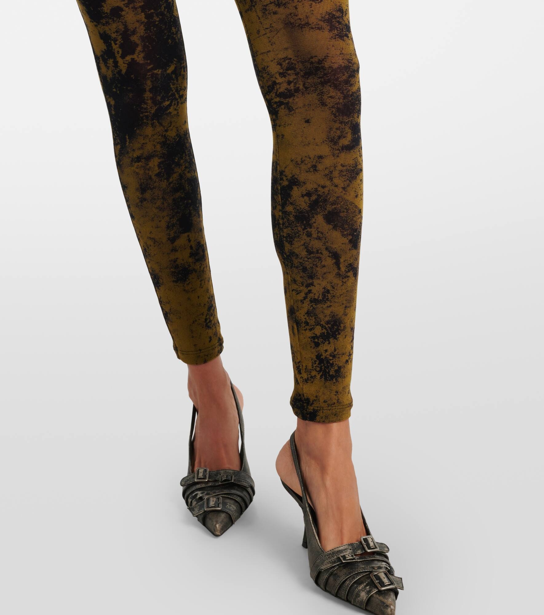 Médallion printed mesh catsuit - 6