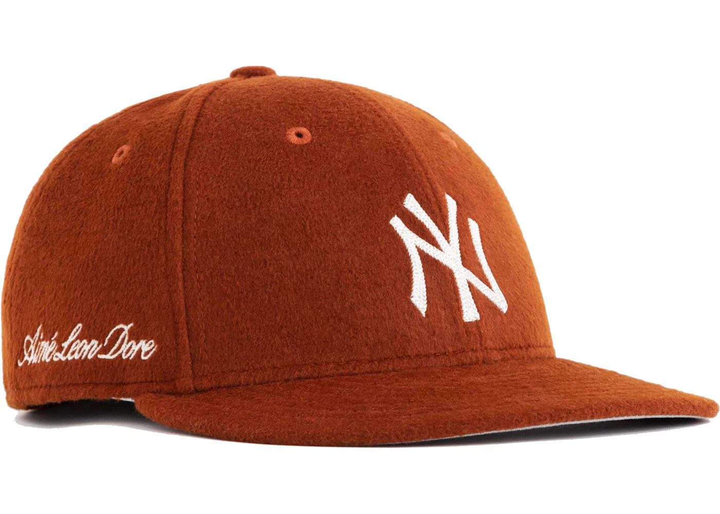 Aime Leon Dore x New Era Moleskin Yankees Hat Orange - 2