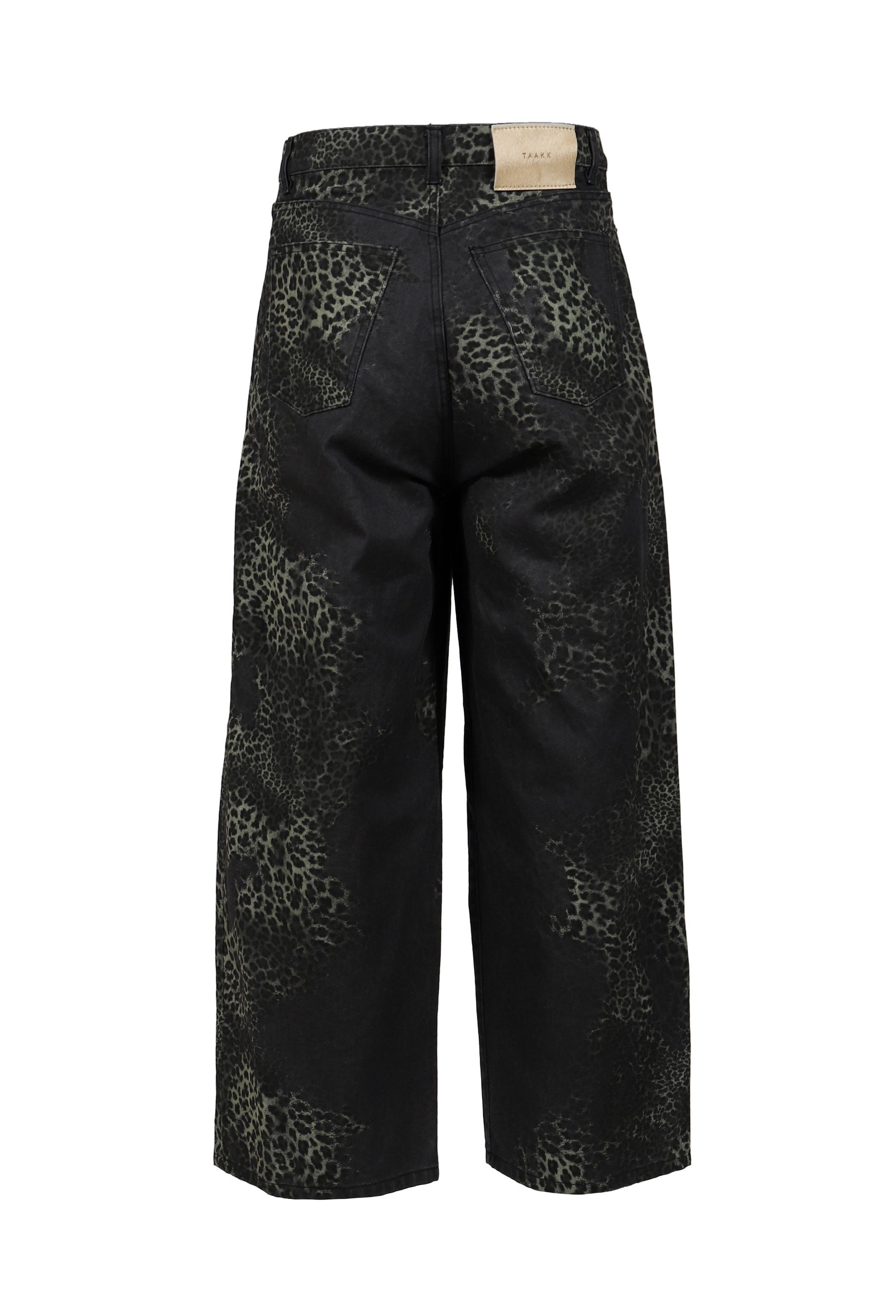 WIDE 5-POCKET PANTS / LEOPARD - 2