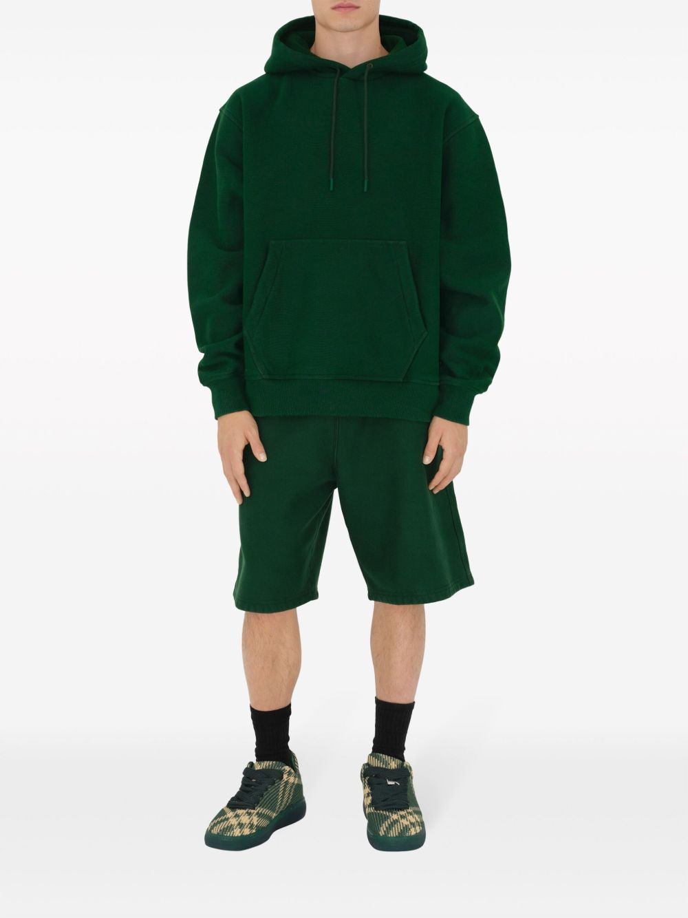 EKD drawstring cotton hoodie - 2
