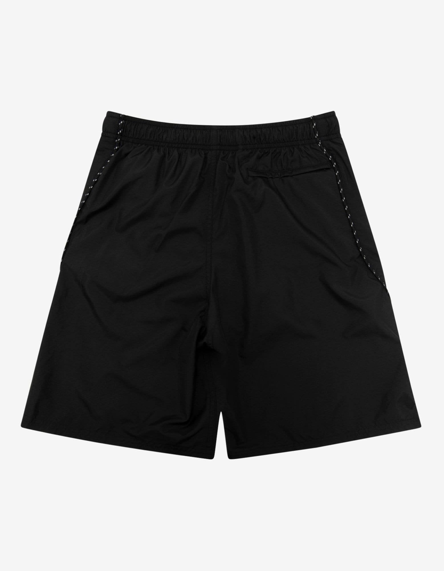 Black Lace Detail Swim Shorts - 2