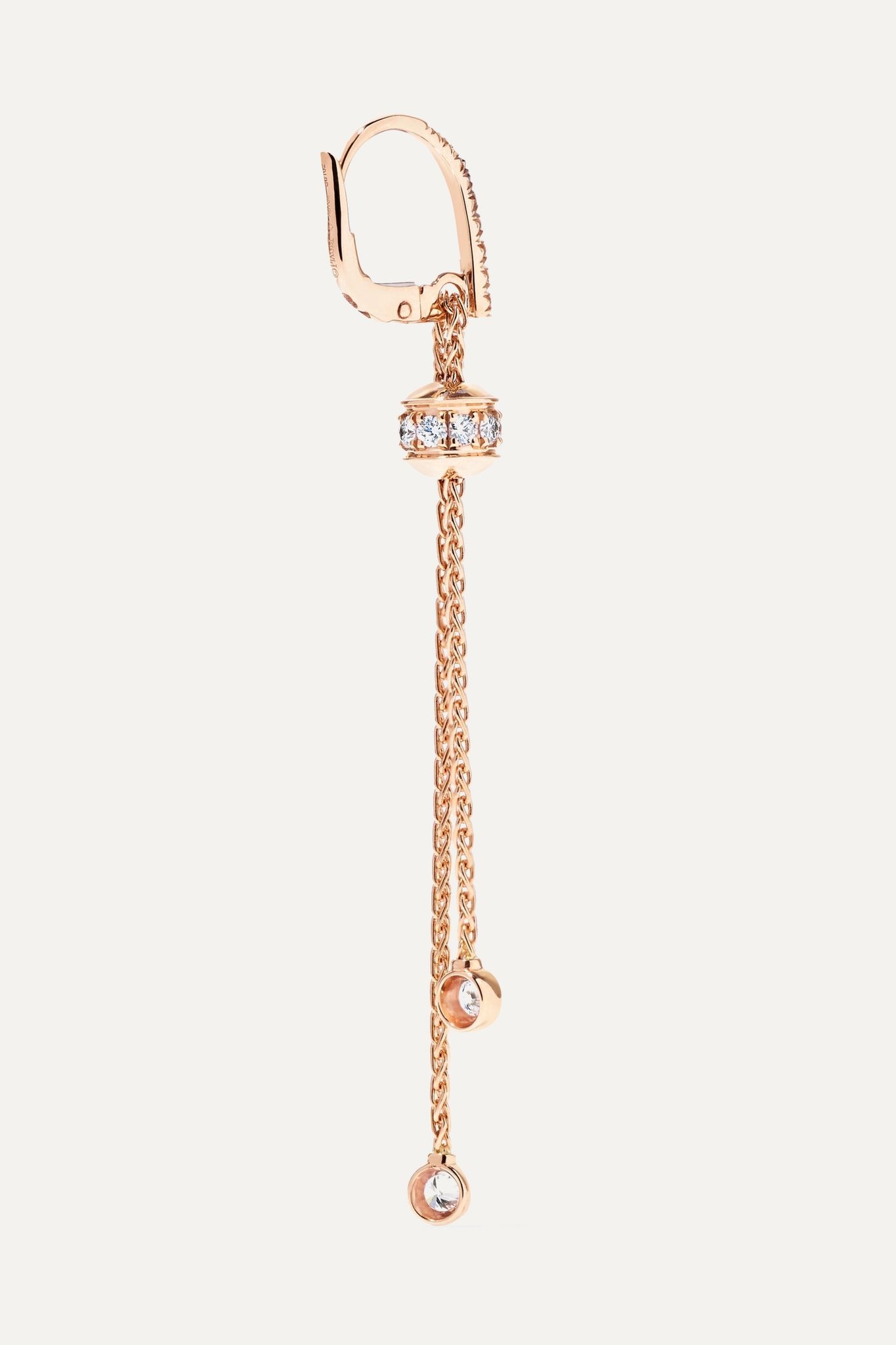 Possession 18-karat rose gold diamond earrings - 3