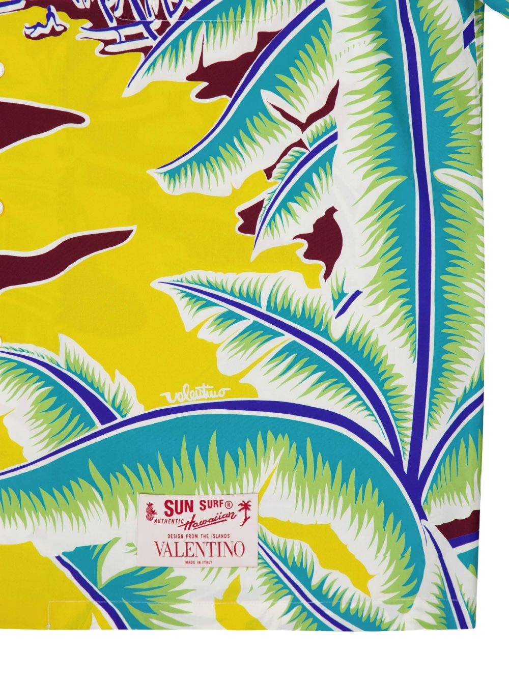 tropical-print short-sleeve shirt - 5