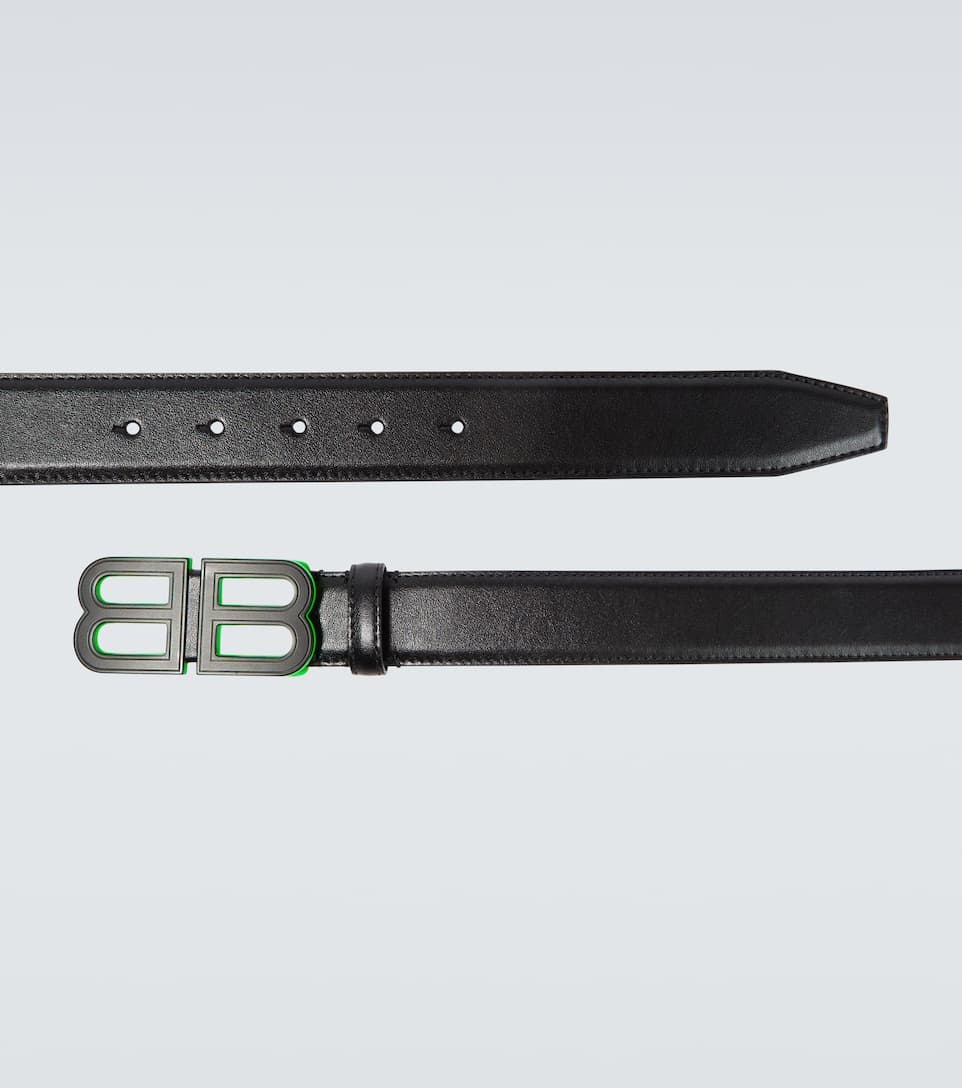 BB Hourglass Large leather belt - 4