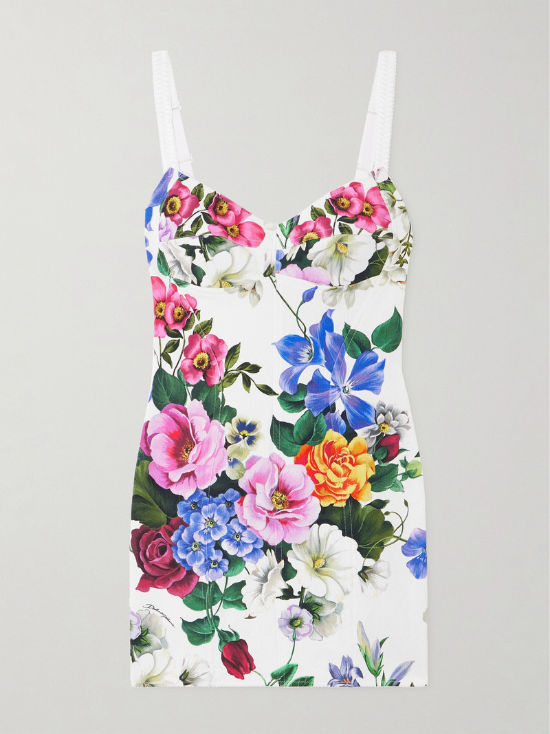 Floral-print Woven Mini Dress 1