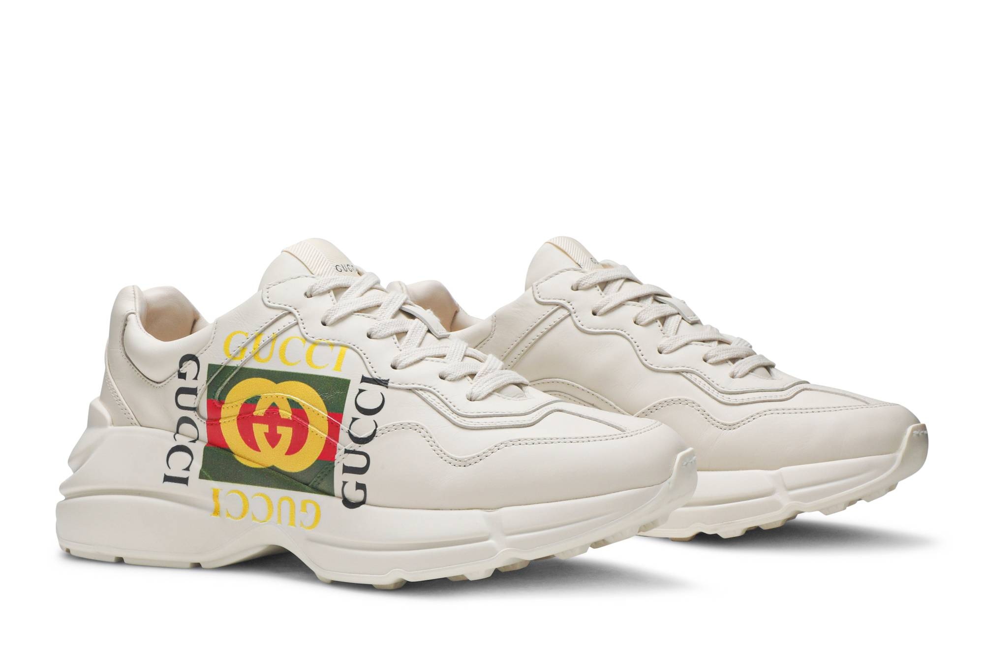Gucci Rhyton Leather Sneaker 'Vintage Logo' - 8