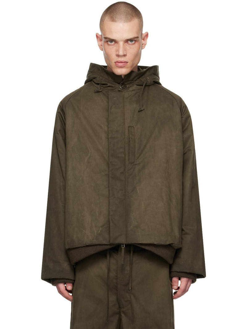 Khaki Hooded Tanker Jacket 1