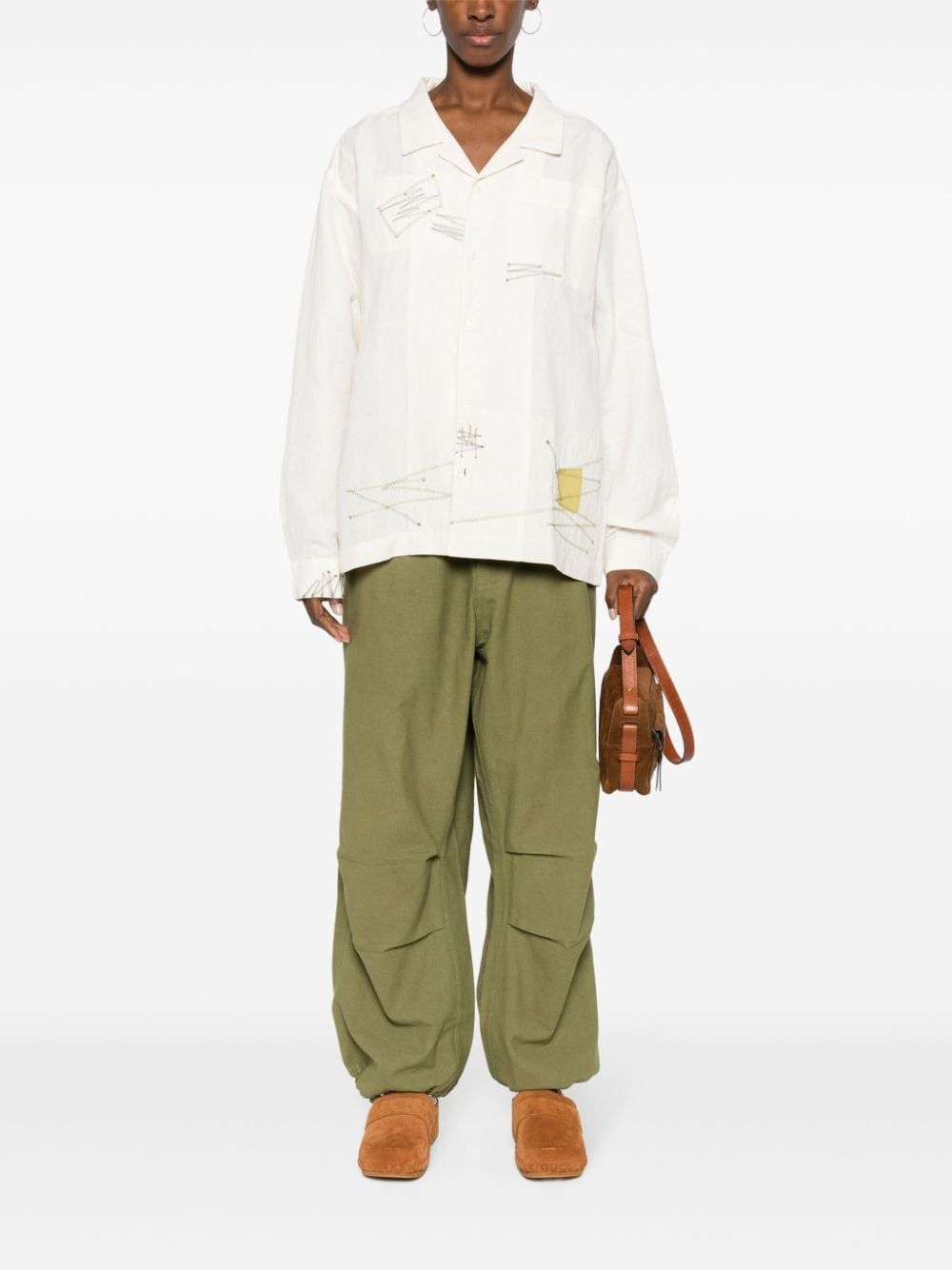 Greetings embroidered shirts - 3
