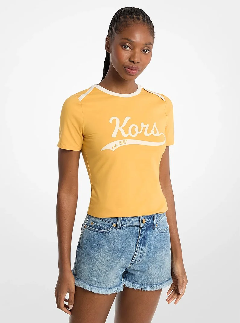 KORS Stretch Jersey T-Shirt - 1