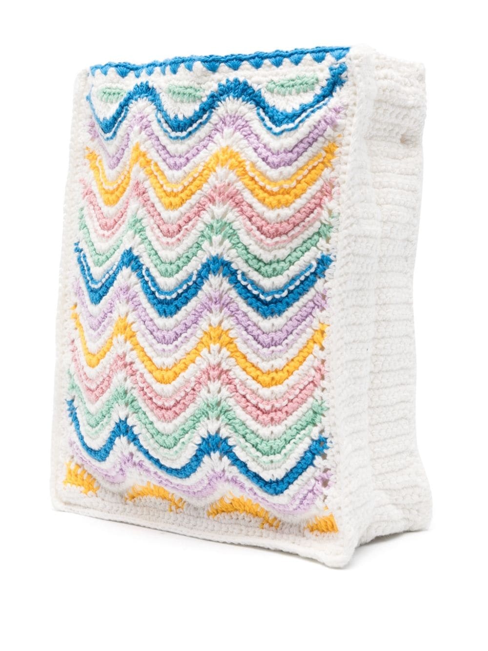 wavy crochet cross body bag - 2