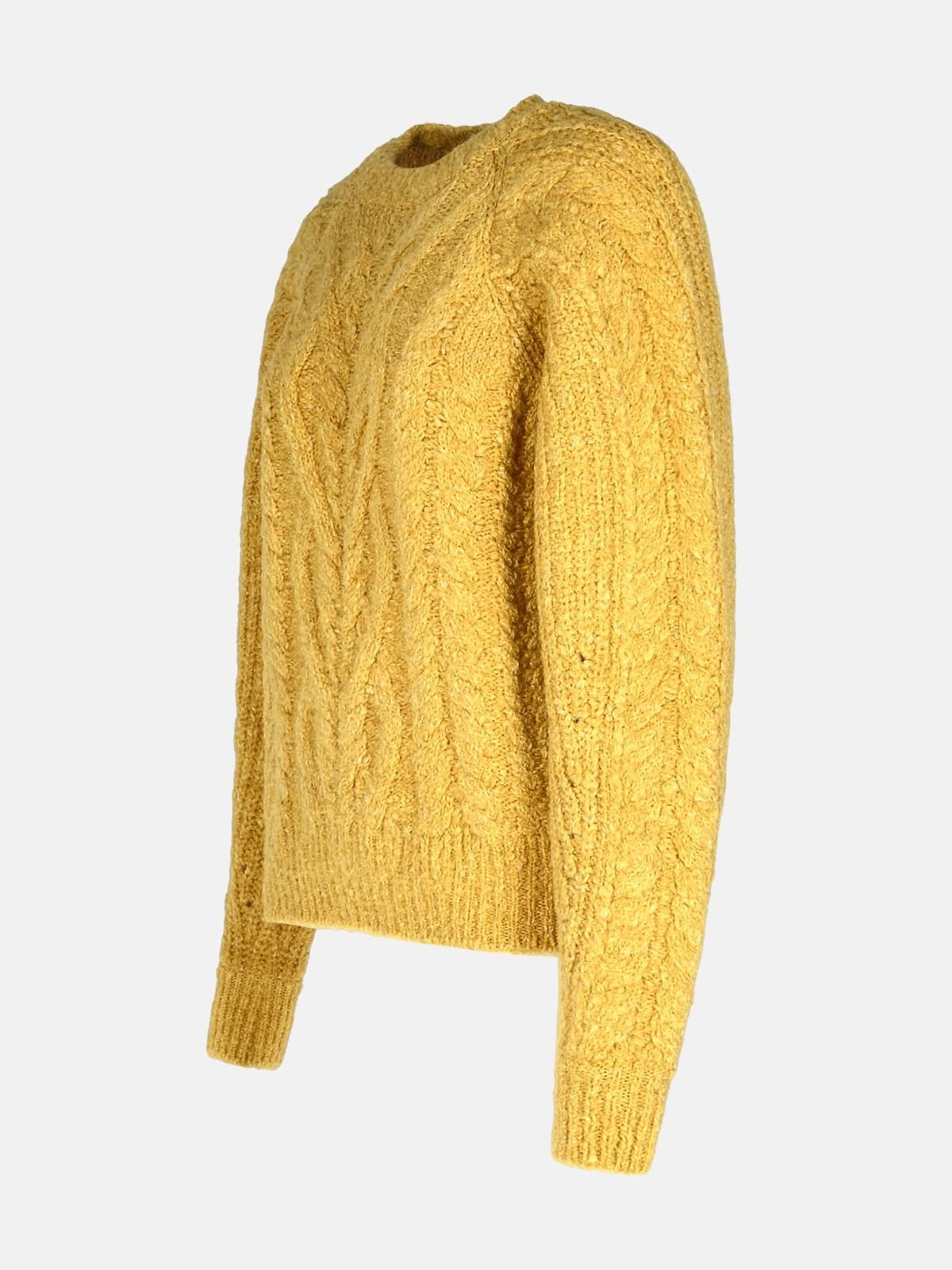'KALLIE' BEIGE ACRYLIC BLEND SWEATER - 2