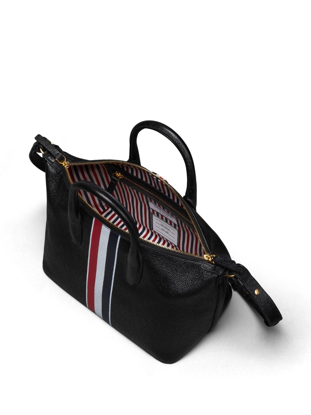 small leather duffle bag - 4