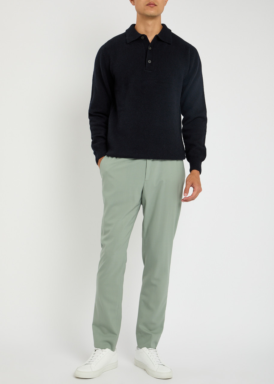 Sunspel Wool Polo Jumper - 4