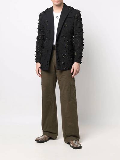 DSQUARED2 textured-finish blazer outlook