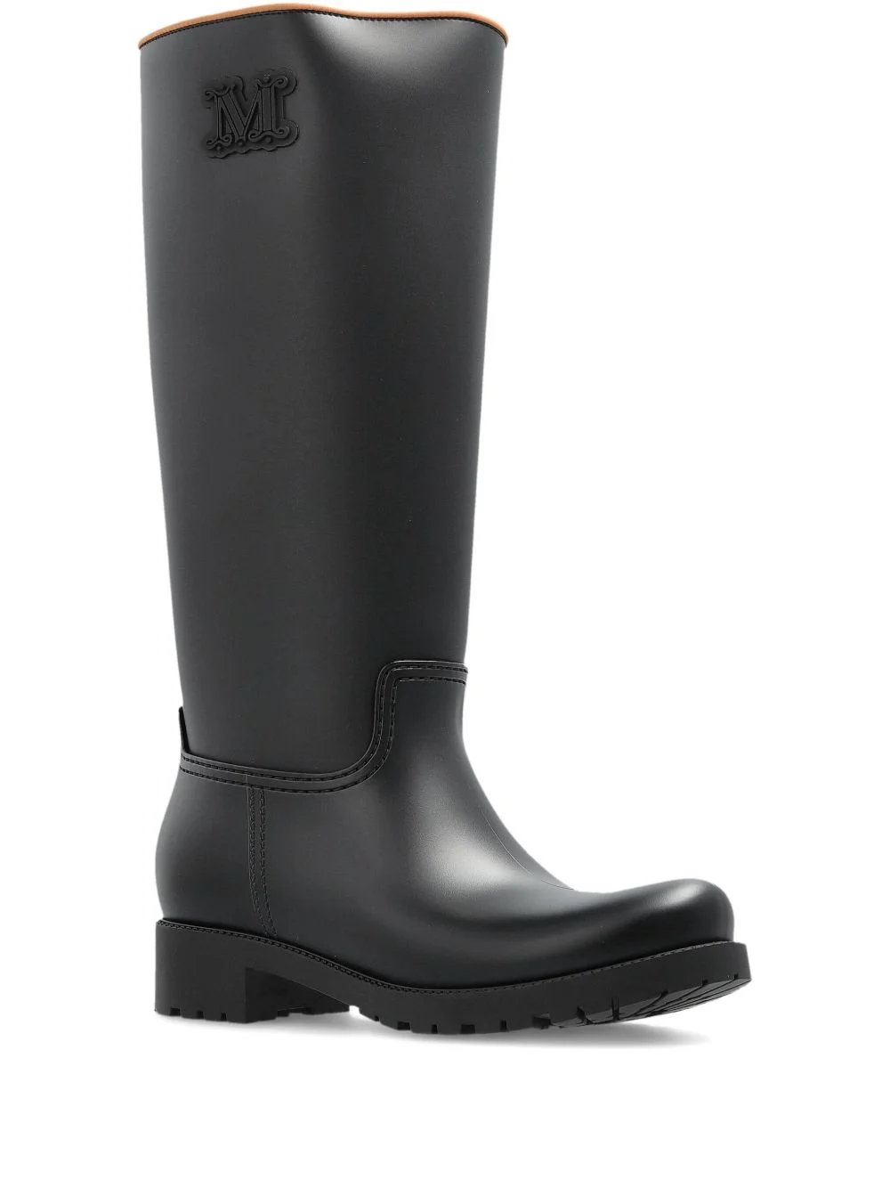 logo-patch rain boots - 1