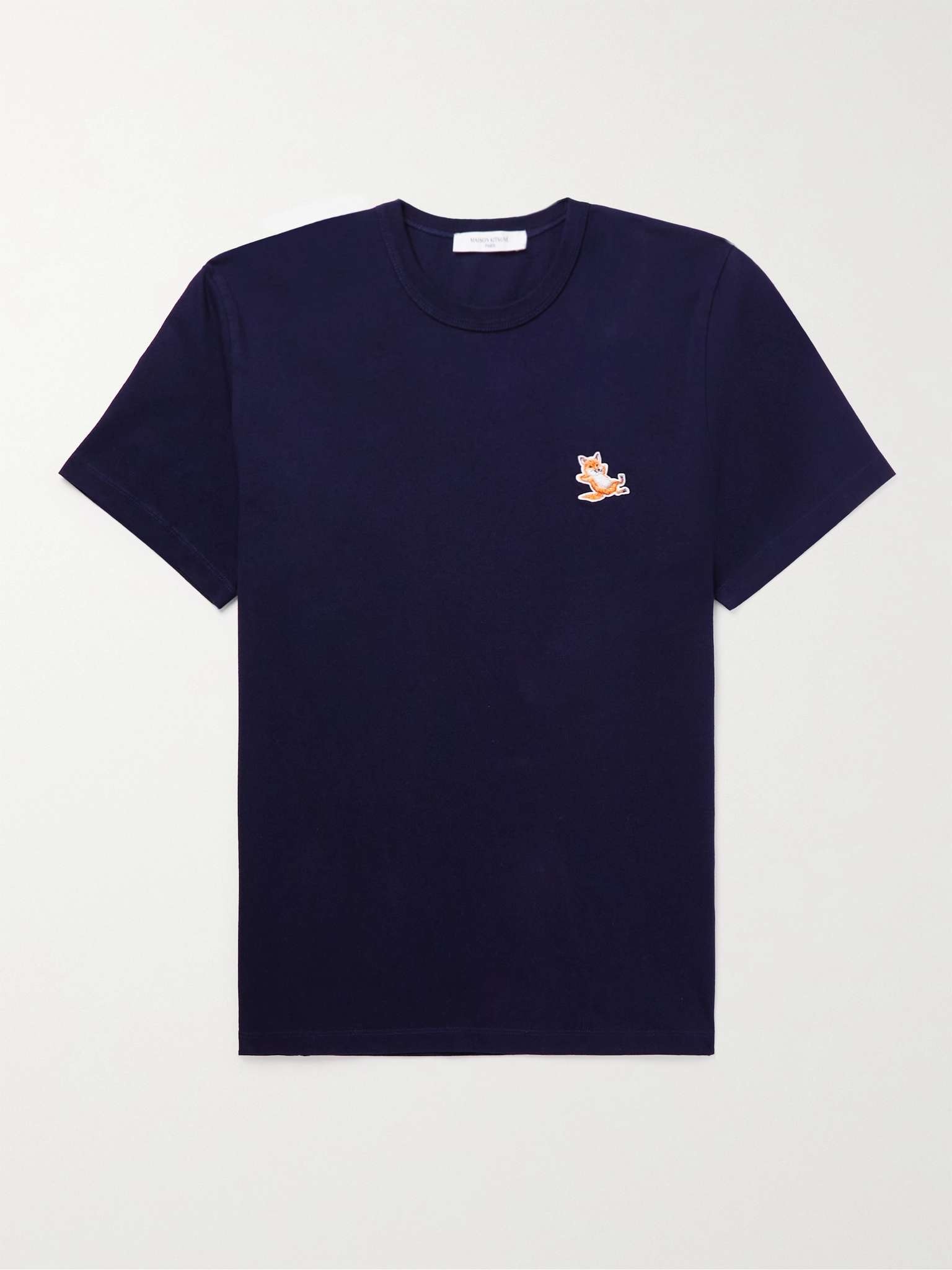 Logo-Appliquéd Cotton-Jersey T-Shirt - 1