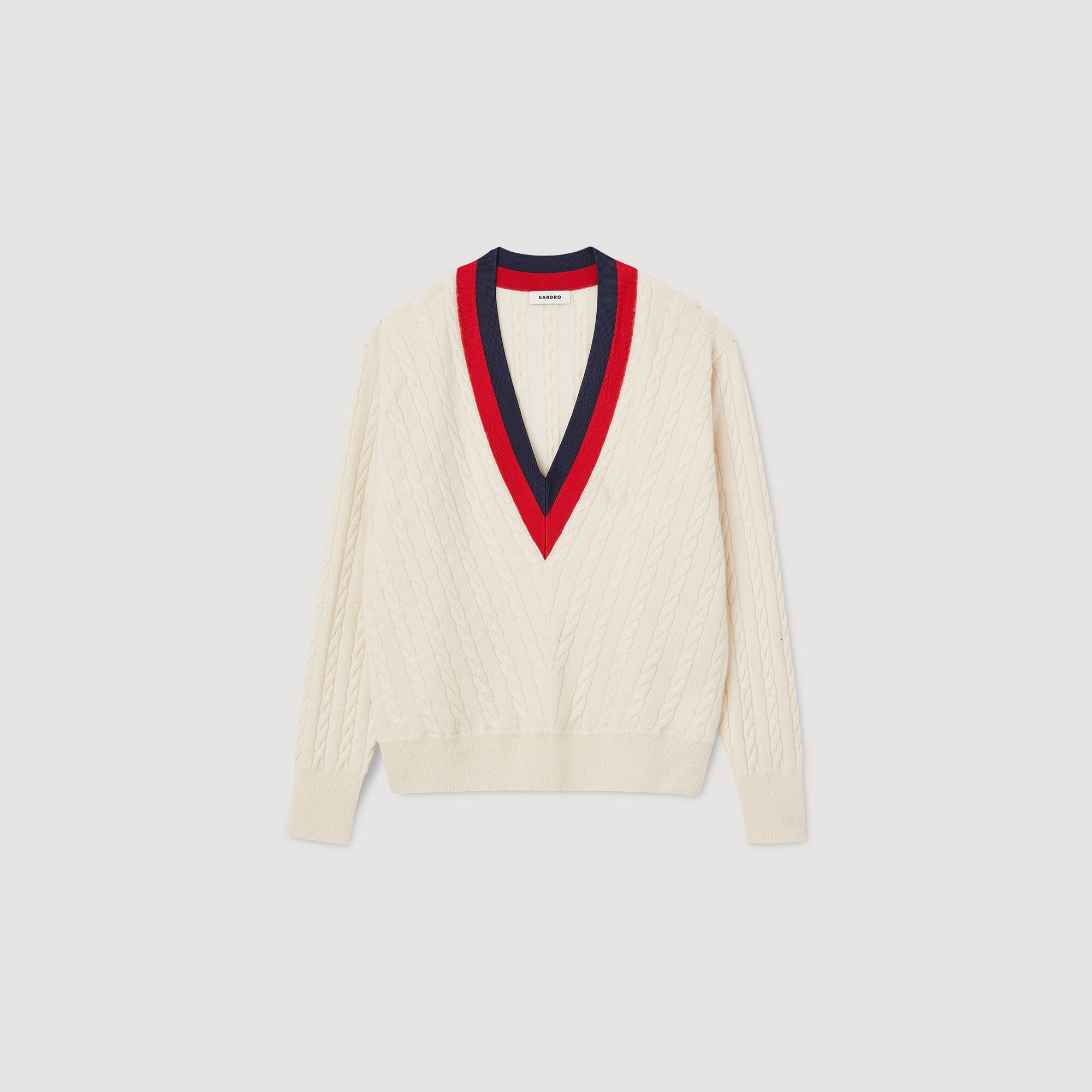 CABLE KNIT SWEATER - 1