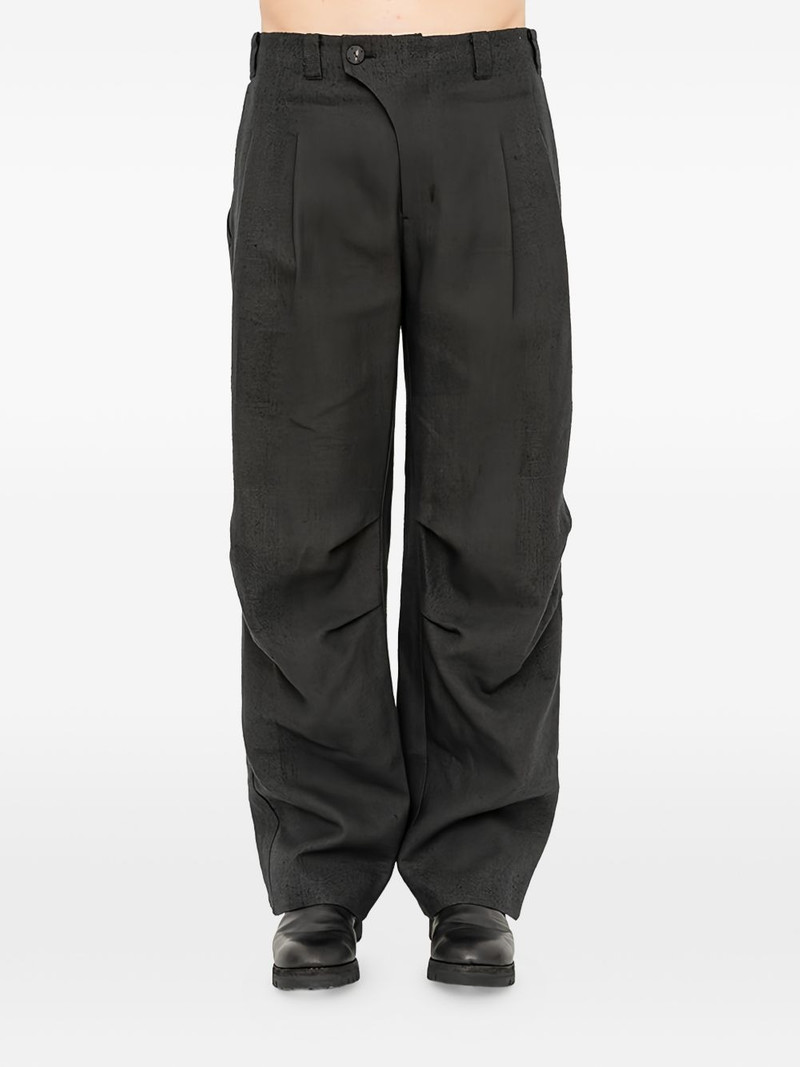 pleated wide-leg trousers 3