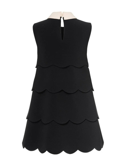 Miu Miu scalloped faille cady dress outlook