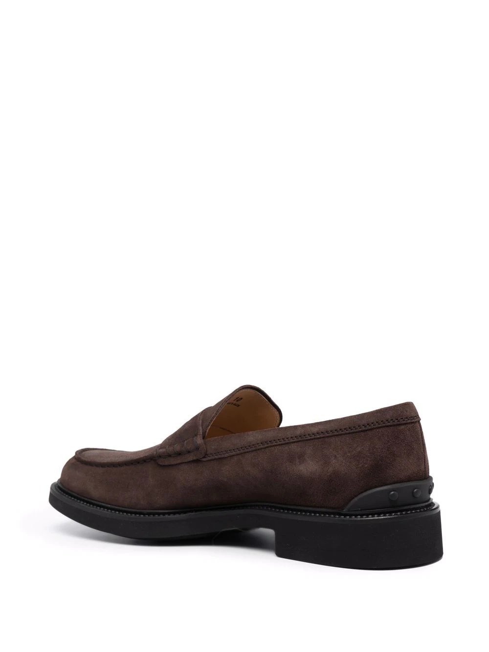 almond-toe suede loafers - 3