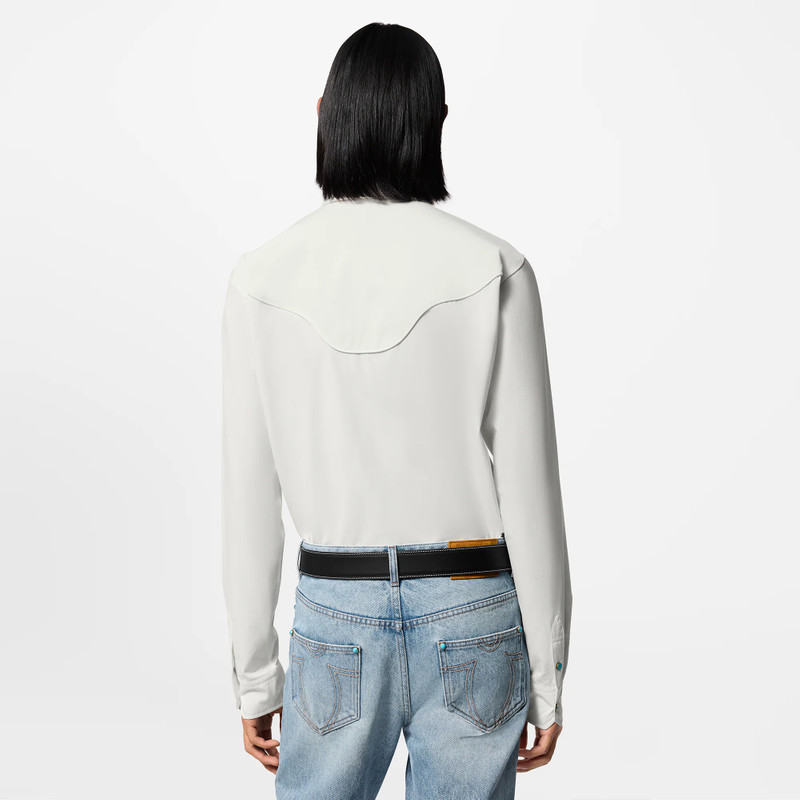 Western Long-Sleeved Cotton Shirt 5