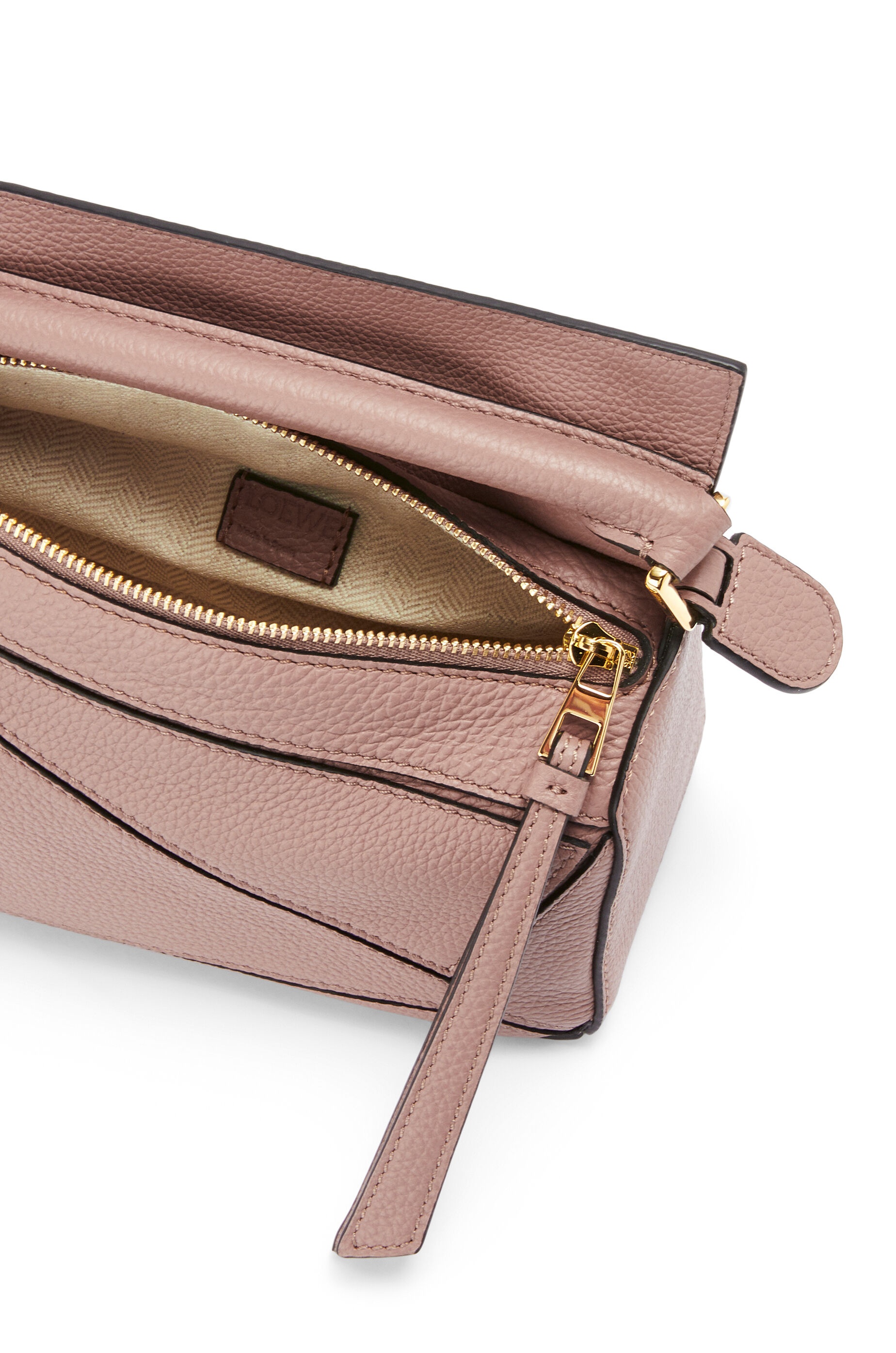 Mini Puzzle bag in soft grained calfskin - 7