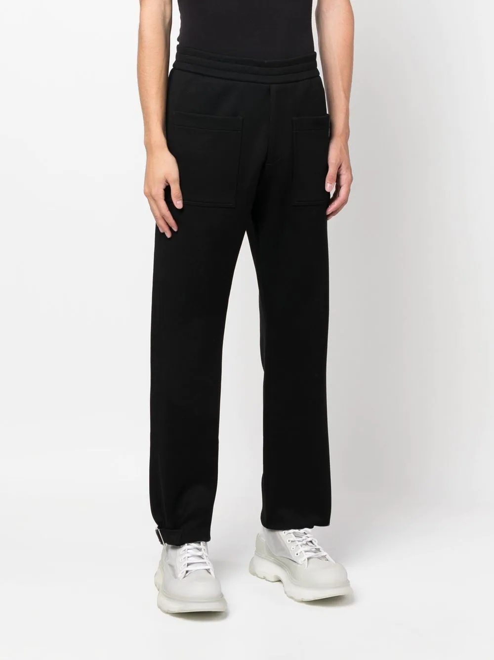 embroidered-logo detail track pants - 3