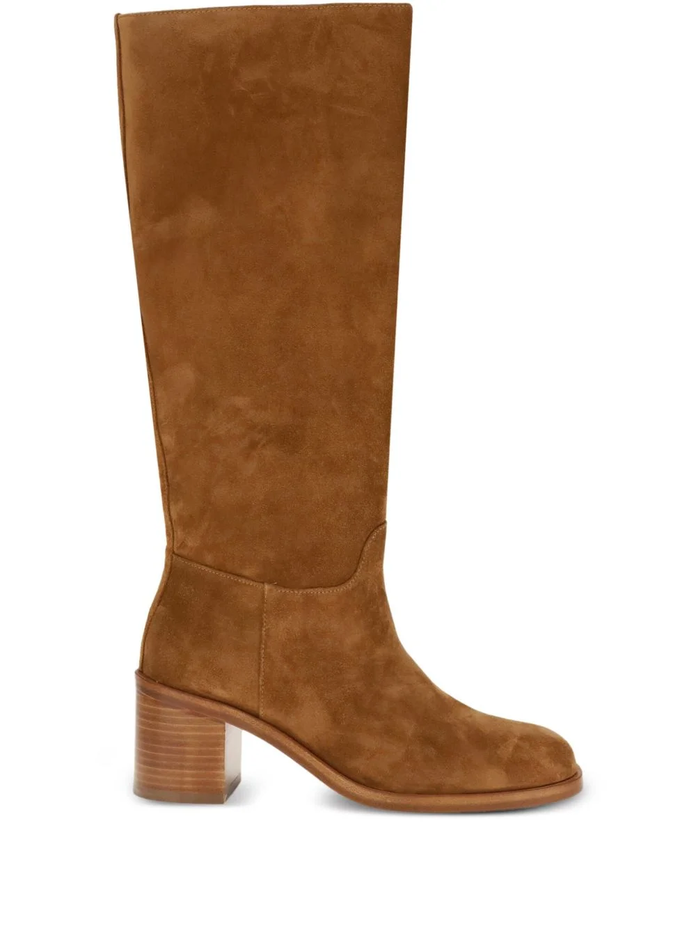 60mm Finn suede-leather block-heel boots - 1