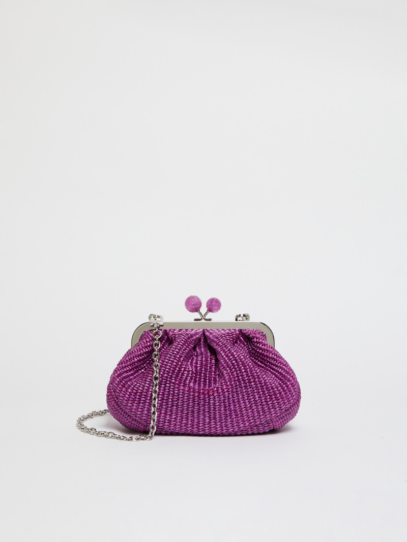 PALMAS Small raffia-effect Pasticcino Bag 1