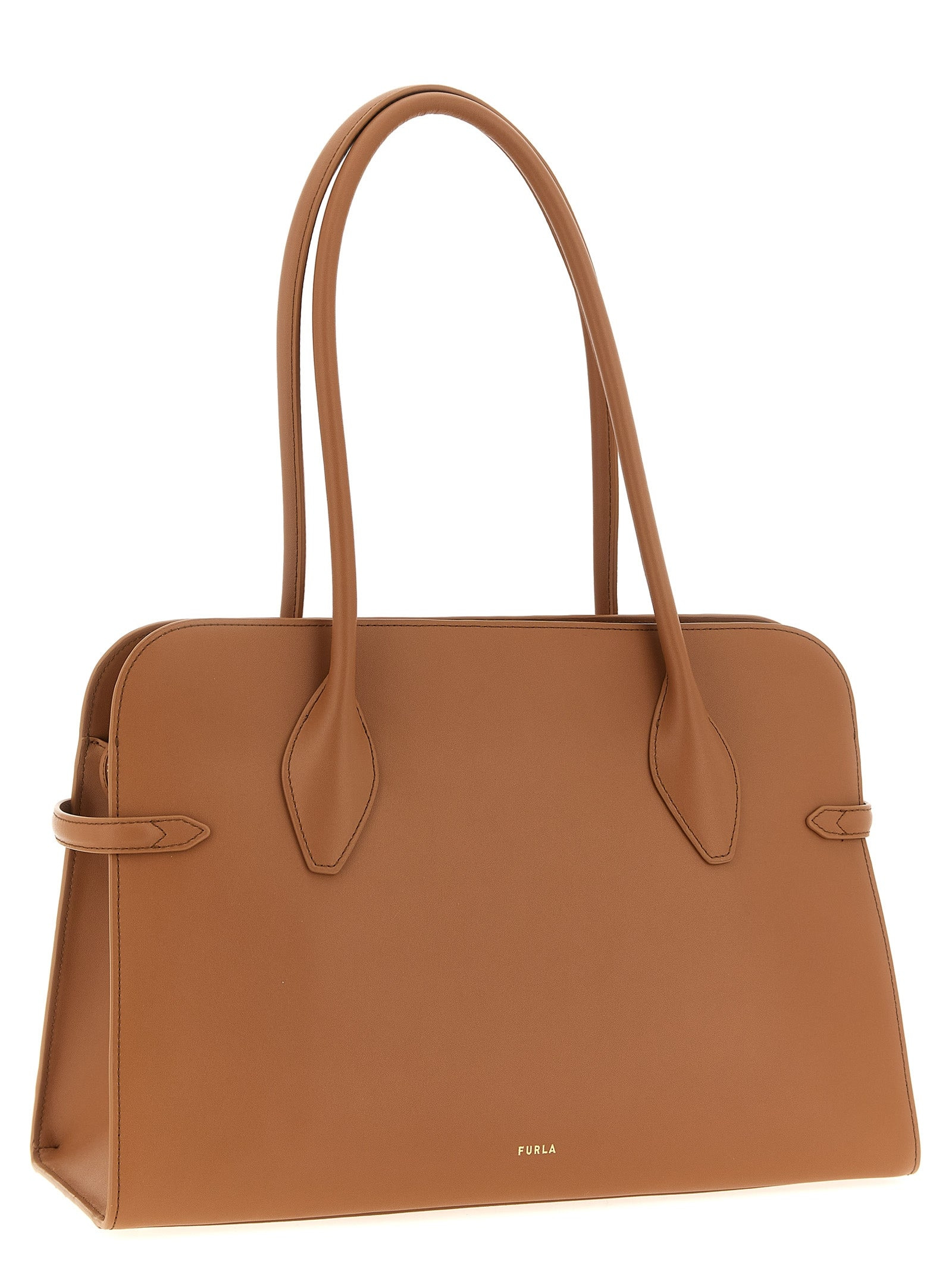 Furla Goccia Dome L Shoulder Bags Brown - 2