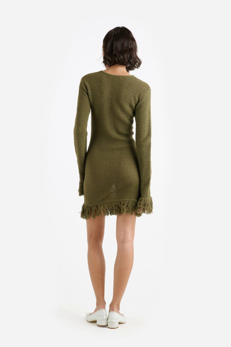 NORA LITE FRINGE MINI DRESS 4