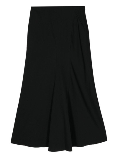 Yohji Yamamoto wool A-line skirt outlook