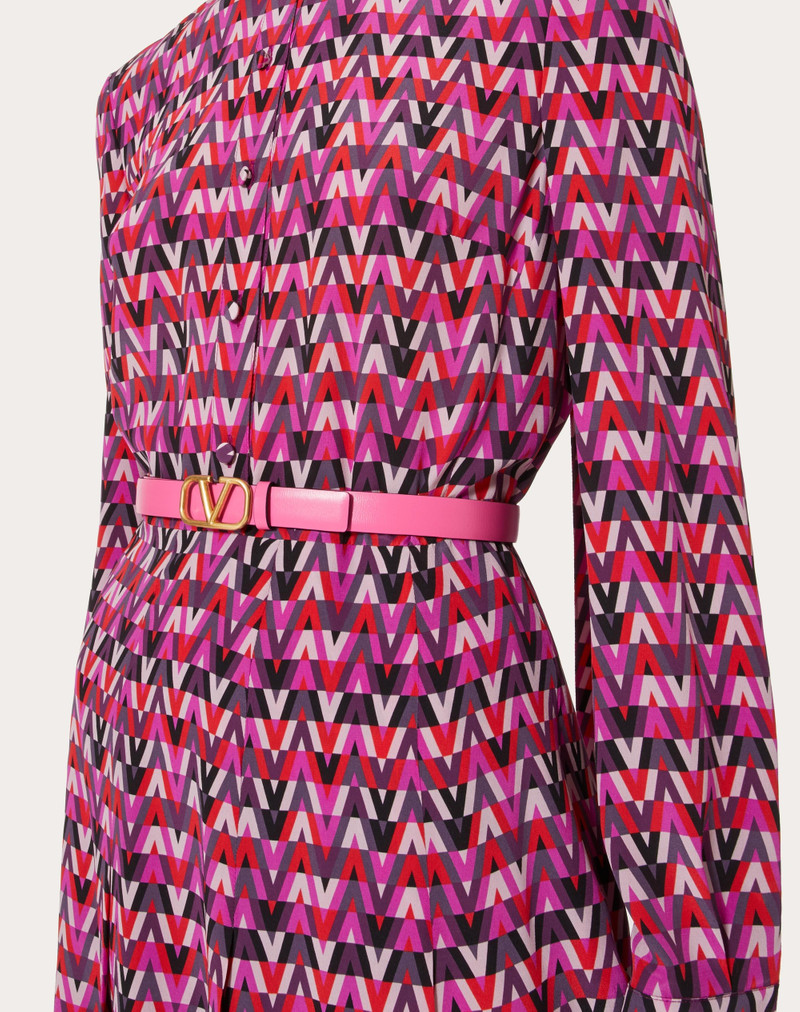 REVERSIBLE VLOGO SIGNATURE BELT IN GLOSSY CALFSKIN 20 MM 5