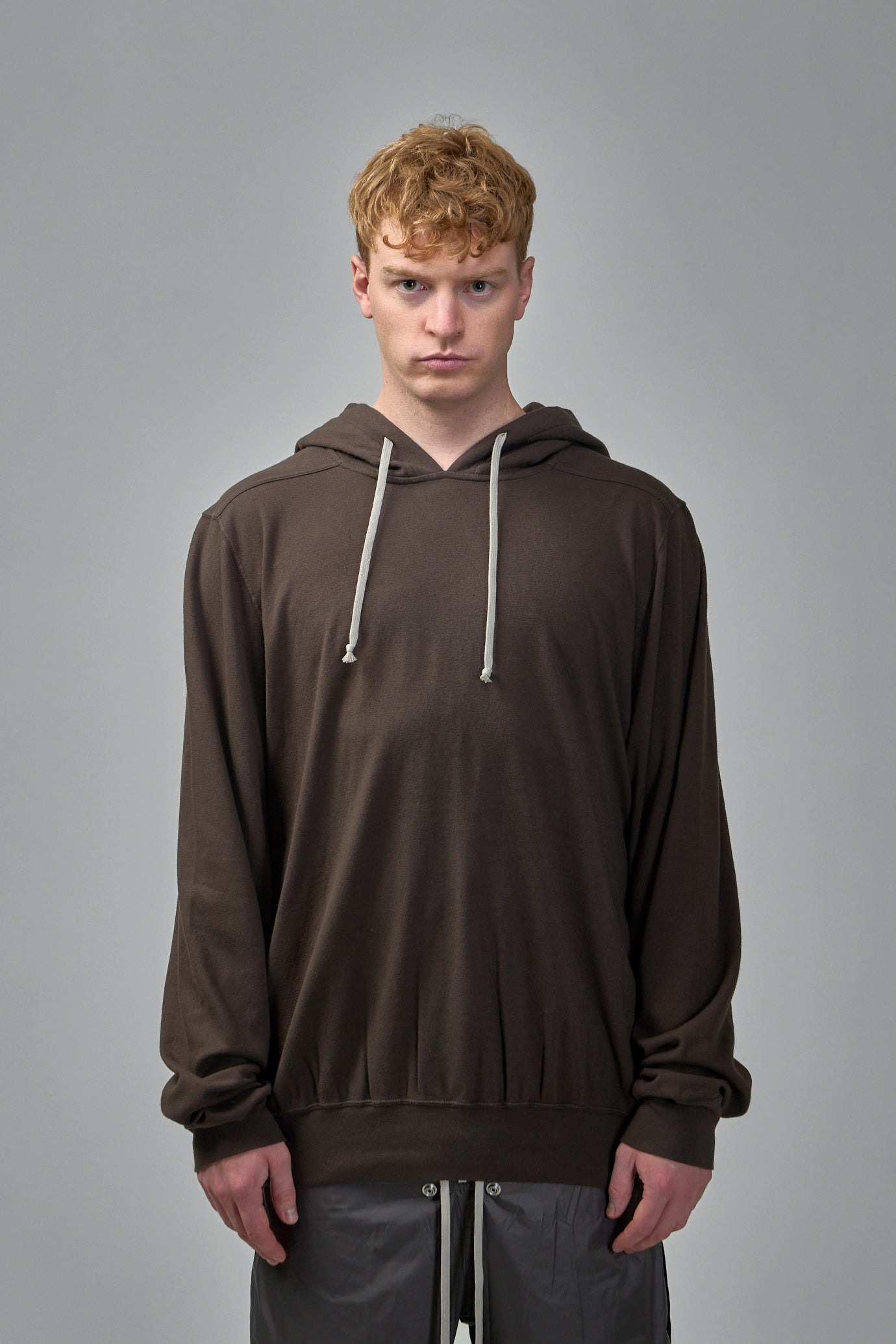 Knit T-Shirt Oversized Hoodie - 2