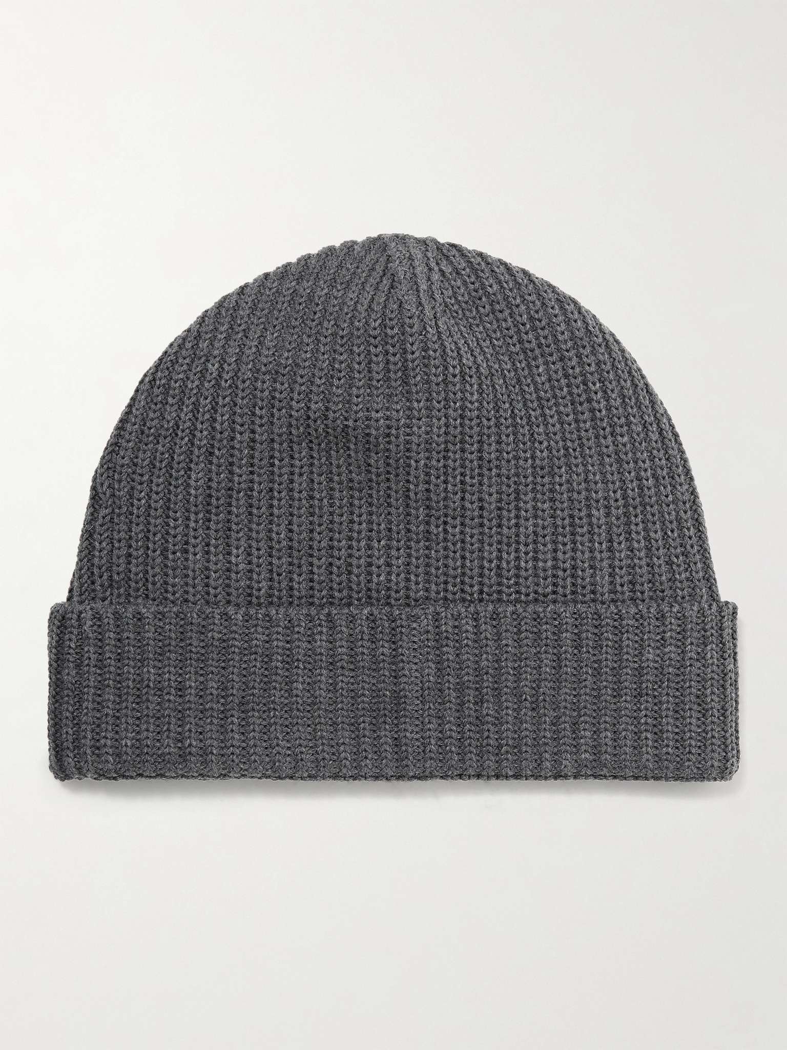 Ribbed Wool Beanie - 3