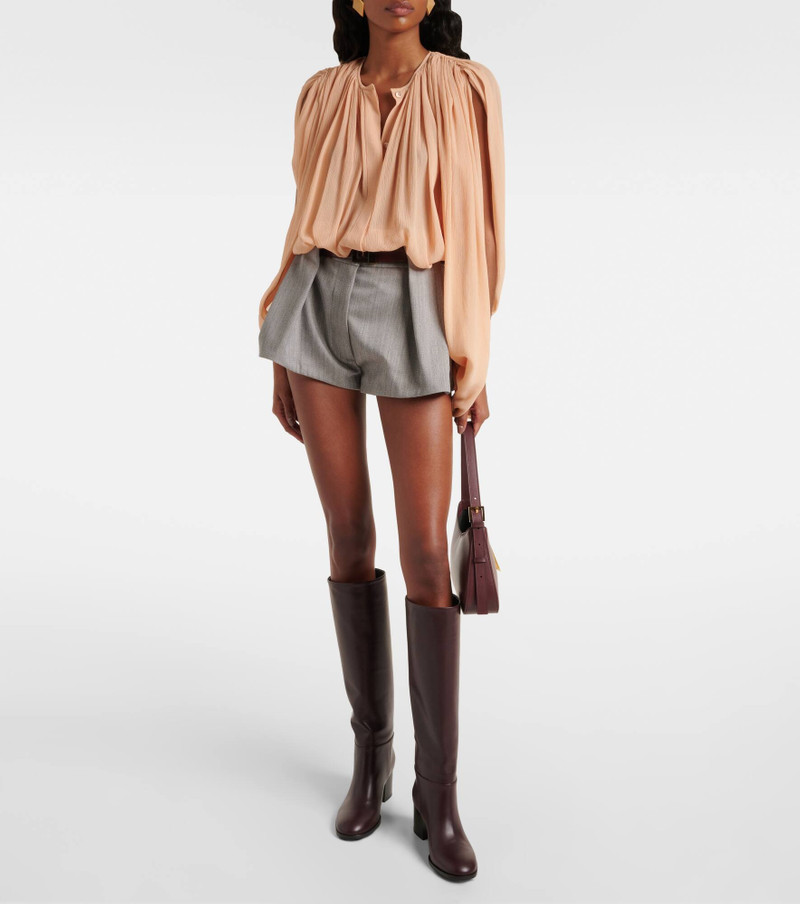 Gianvito Rossi Santiago leather knee-high boots outlook
