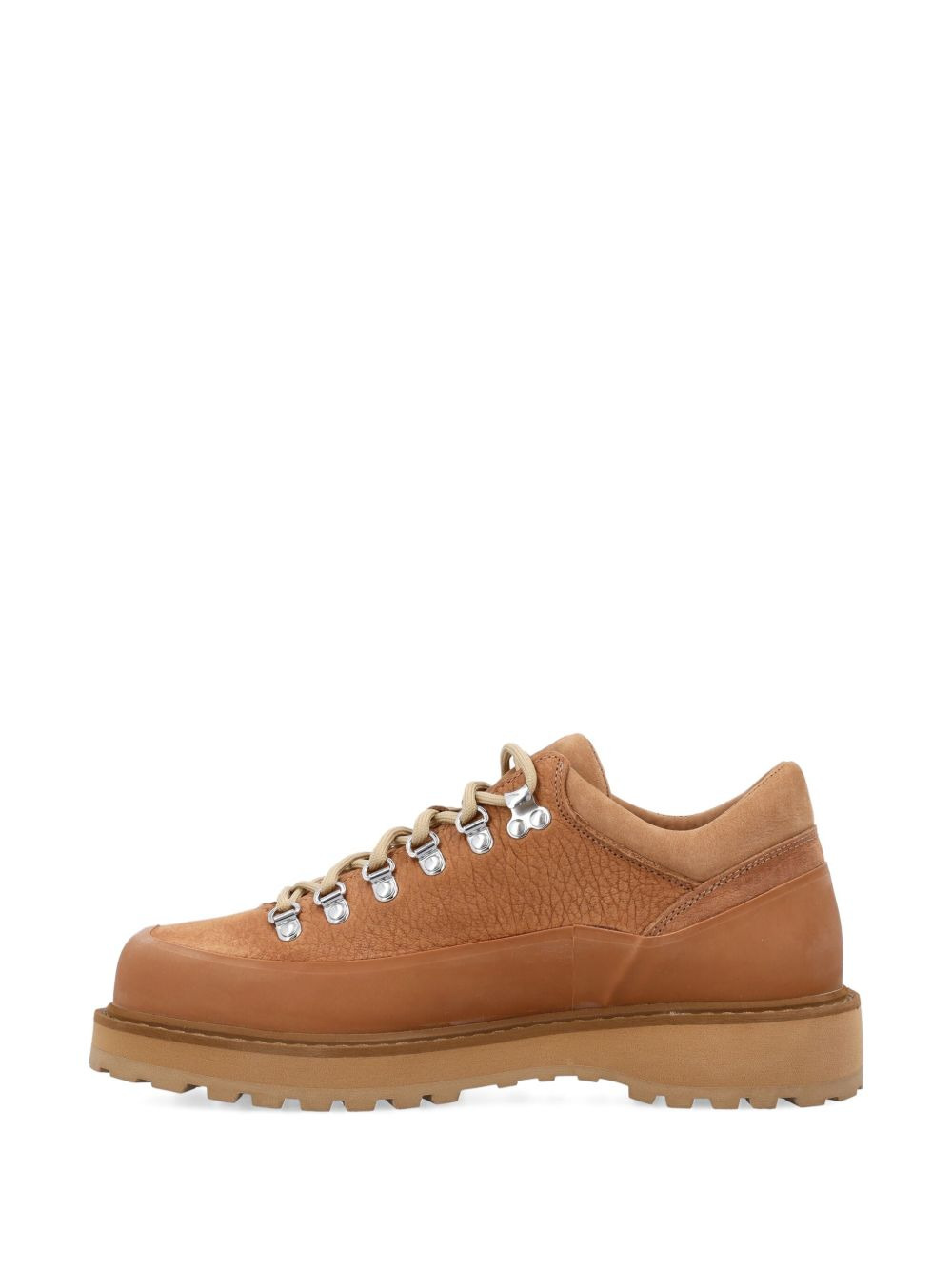 leather lace-up boots - 4