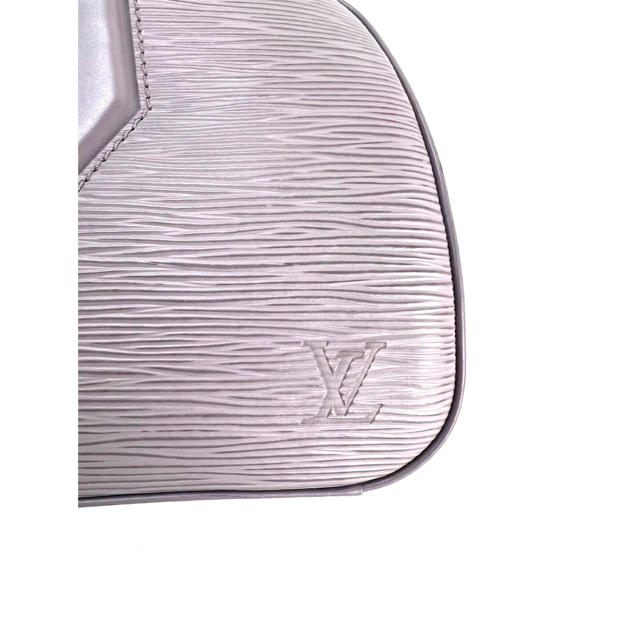 LOUIS VUITTON Epi Jasmin Grey Leather Hand Bag - 12